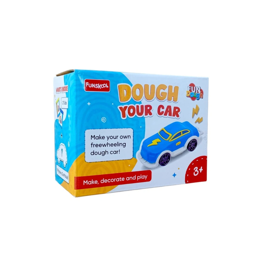 DIY vehicle-building dough playset with exciting car-making activities
