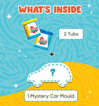 DIY vehicle-building dough playset with exciting car-making activities