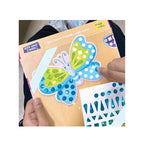 Butterfly and peacock mosaic sticker kit