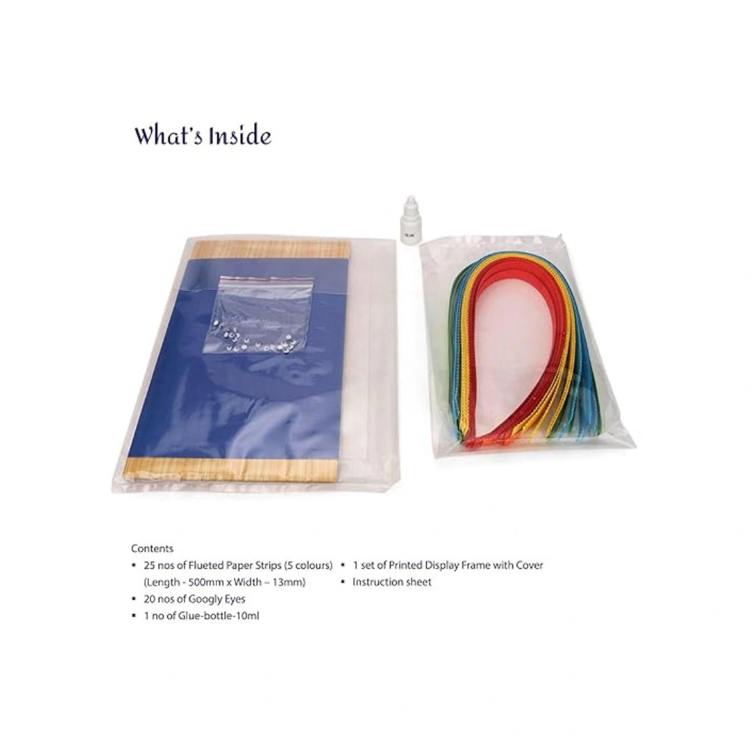 Kids quilling art craft kit