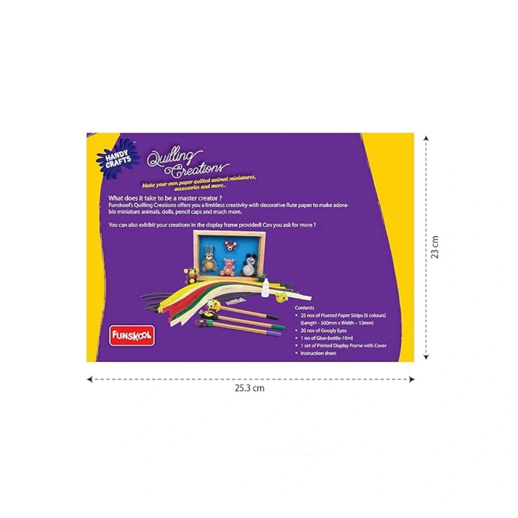 Kids quilling art craft kit