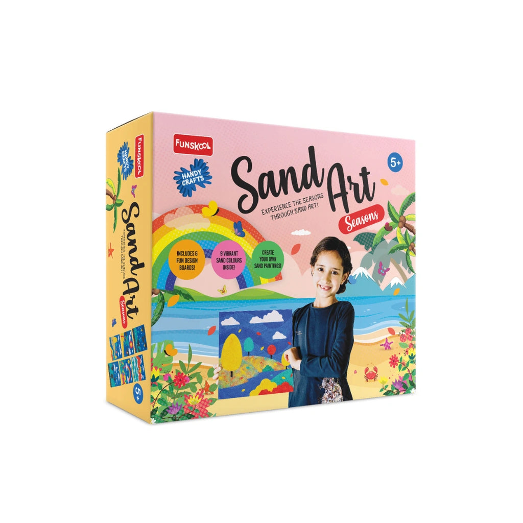 Seasons sand art kit for kids