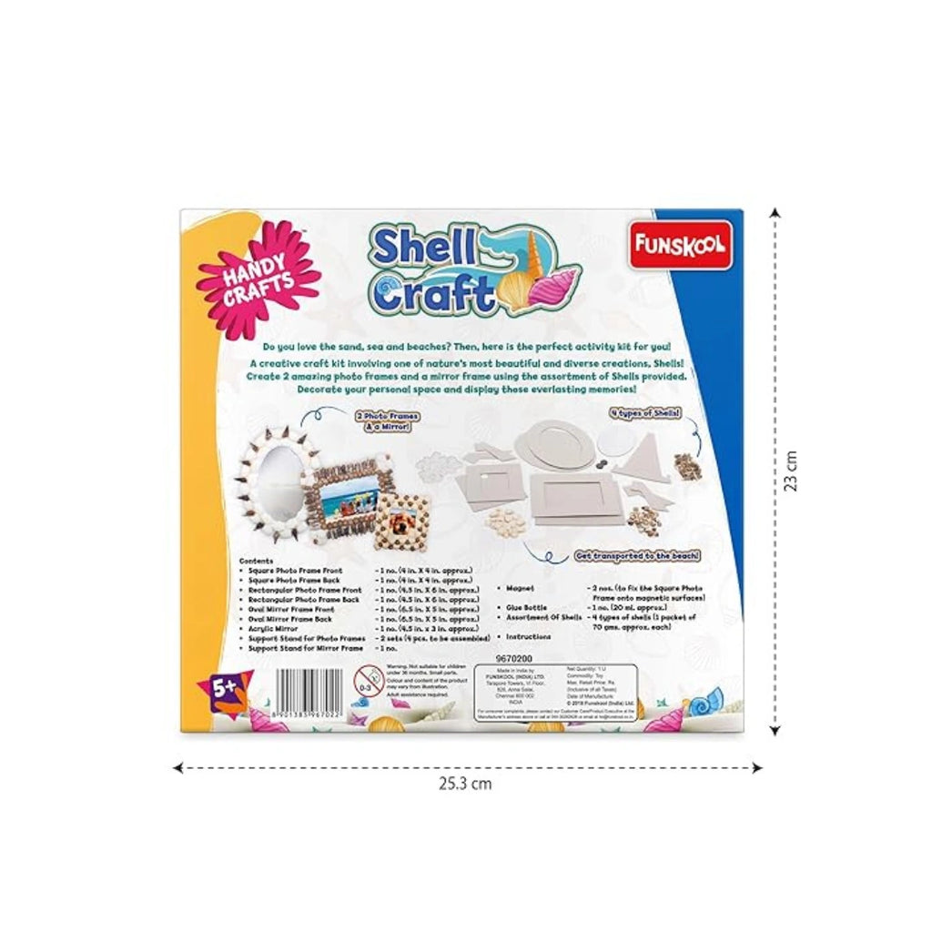DIY shell craft kit for kids