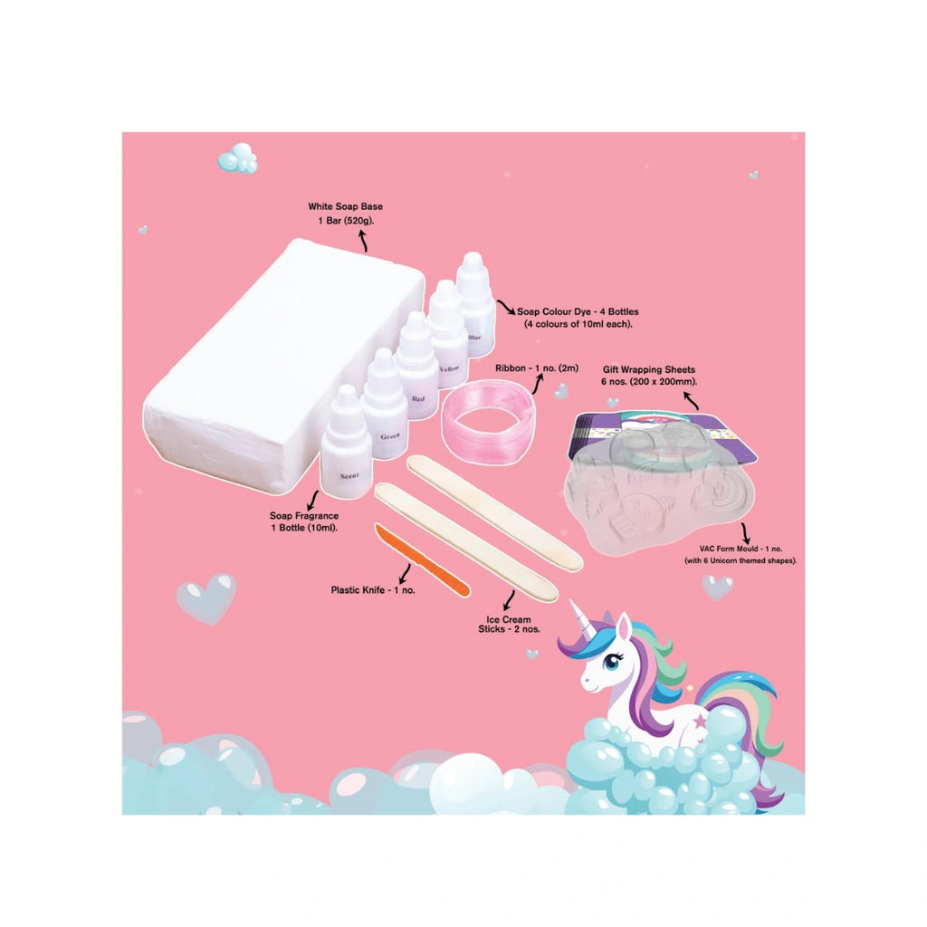 Unicorn soap making kit for kids