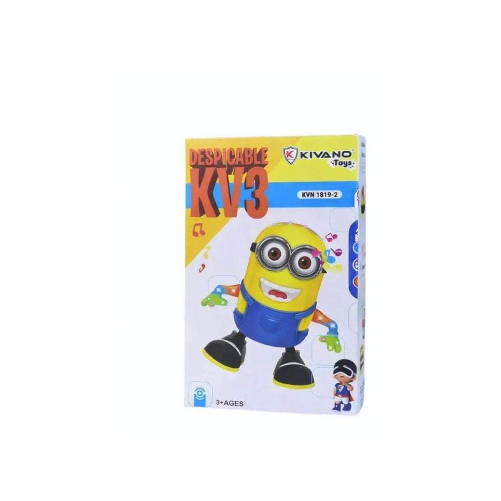 dancing minion toy with lights and music for kids