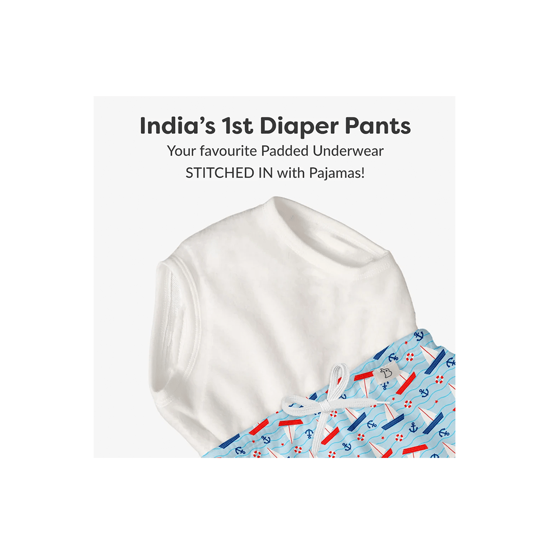 SuperBottoms Baby Care SuperBottom Diaper Pajama Pants with Drawstring