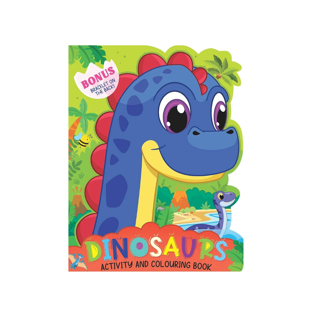 Dinosaur themed kids activity book
