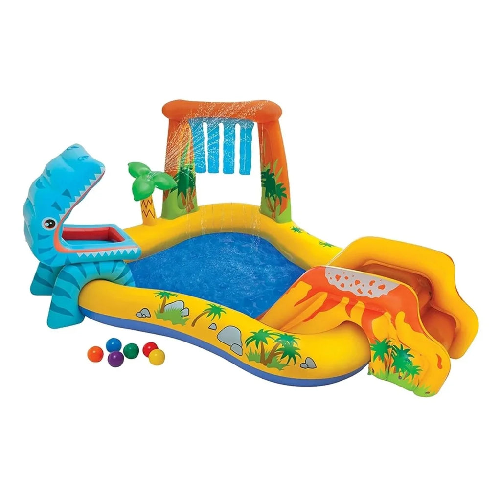 Intex Dinosaur Spray Water Play Center with Inflatable Swimming Pool,