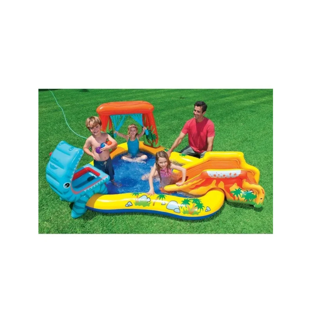 Intex Dinosaur Spray Water Play Center with Inflatable Swimming Pool