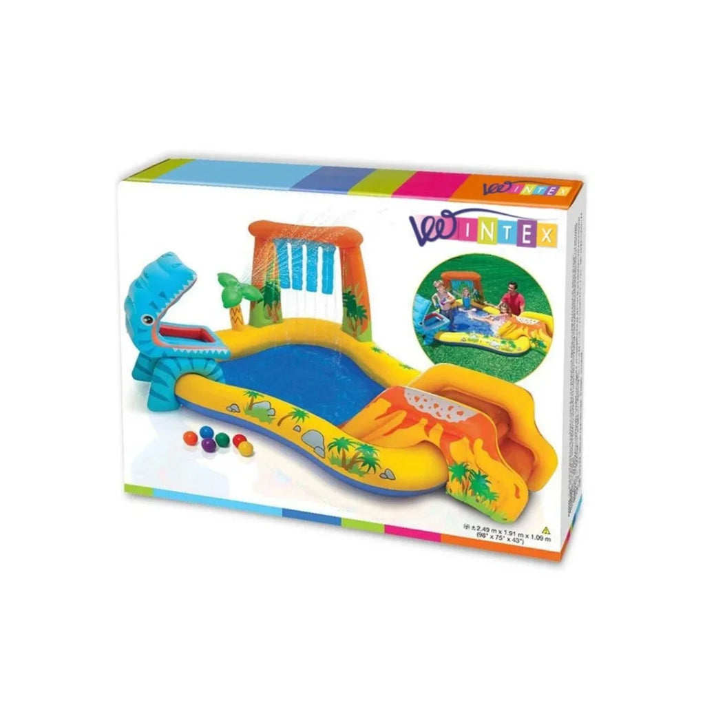 Intex Dinosaur Spray Water Play Center with Inflatable Swimming Pool,