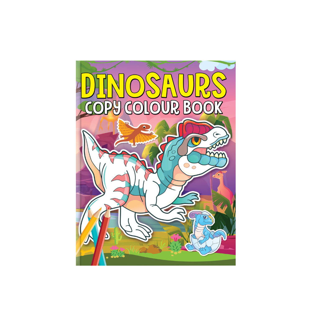 Dinosaur Coloring Guide Book