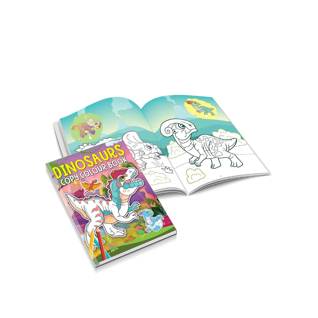 Dinosaur Coloring Guide Book