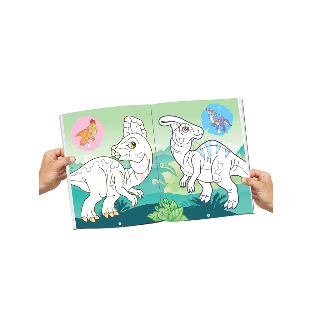 Dinosaur Coloring Guide Book