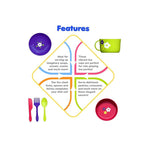 Dish Set,Toy Kitchen Play Set for Kids for Kids,High-Quality,Non-Toxic Plastic,To Improve Motor Skills,Social Interaction (3 Years+)