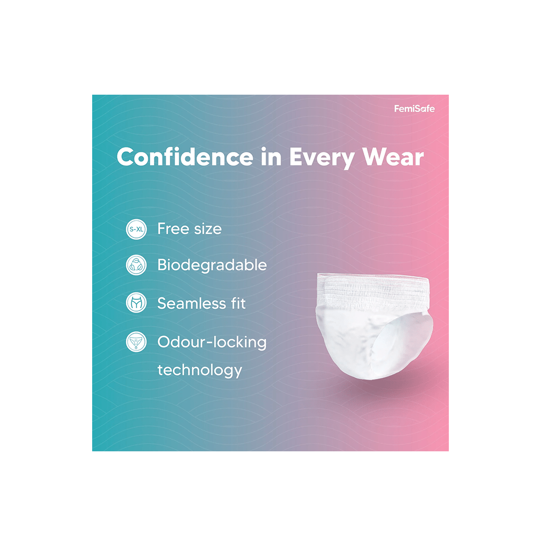 Femisafe Personal Care FemiSafe Disposable Period Panties (Pack of 5)