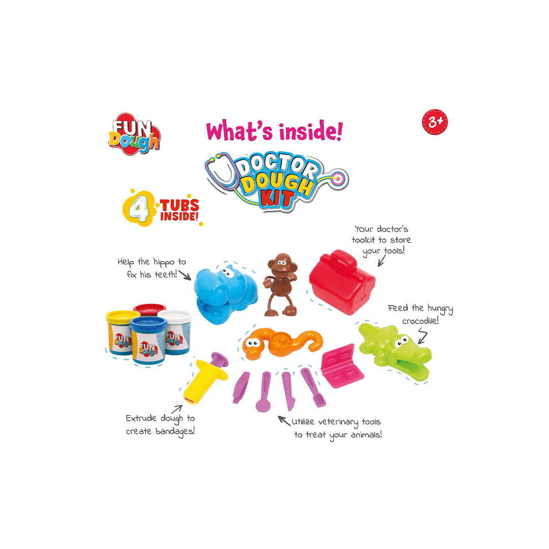 Funskool Craft Kit Funskool Fun Dough Doctor Dough Kit ( 3 Years+)