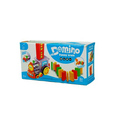 Baan Toys Toys Baan Toys Domino Toy Train Set 60 Pcs Domino Block Set, Domino Rally Train Model with Lights and Sounds Construction and Stacking Toys (3 Years+)