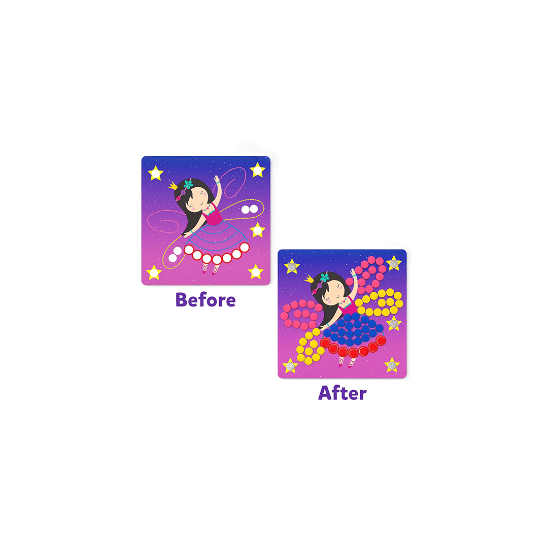 Skillmatics Toys Skillmatics Dot It with Magnets - Unicorns & Princesses | Repeatable Magnetic Art Activity (ages 3-7)