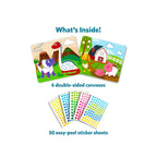 Animals dinosaurs sticker art kit