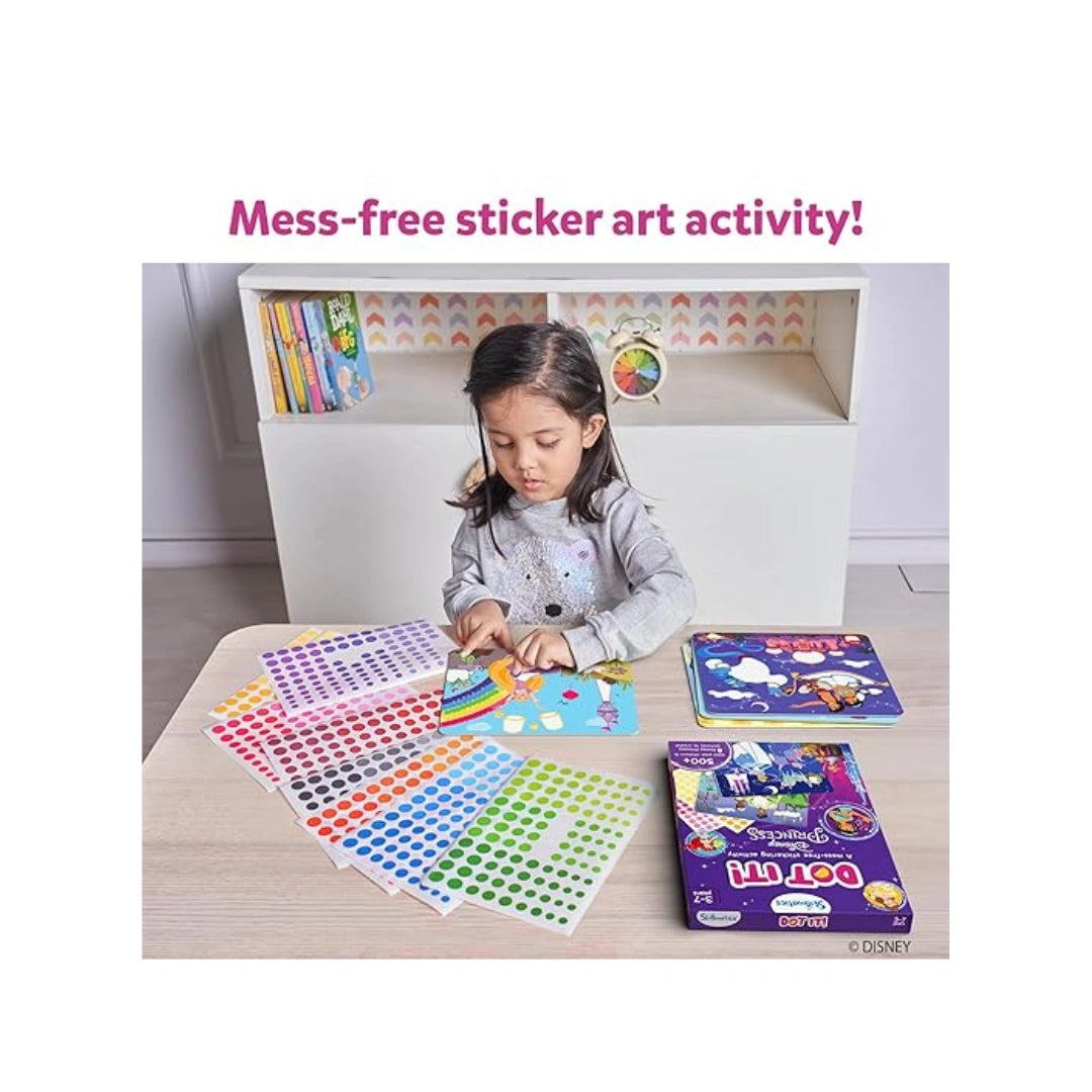 Disney Princess Dot It sticker activity kit for kids with 500+ stickers