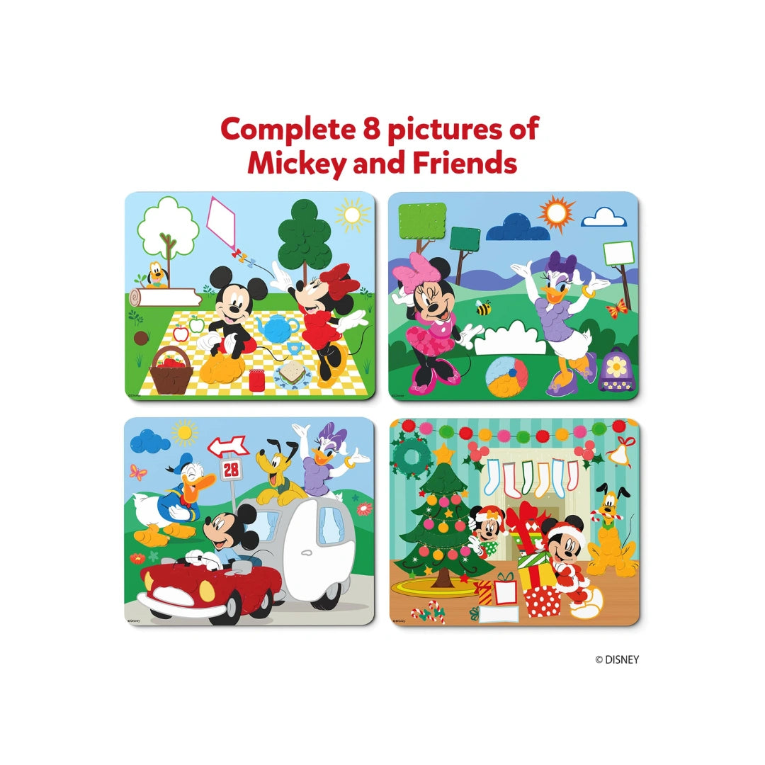 Disney Mickey sticker art kit for kids with 500+ stickers.