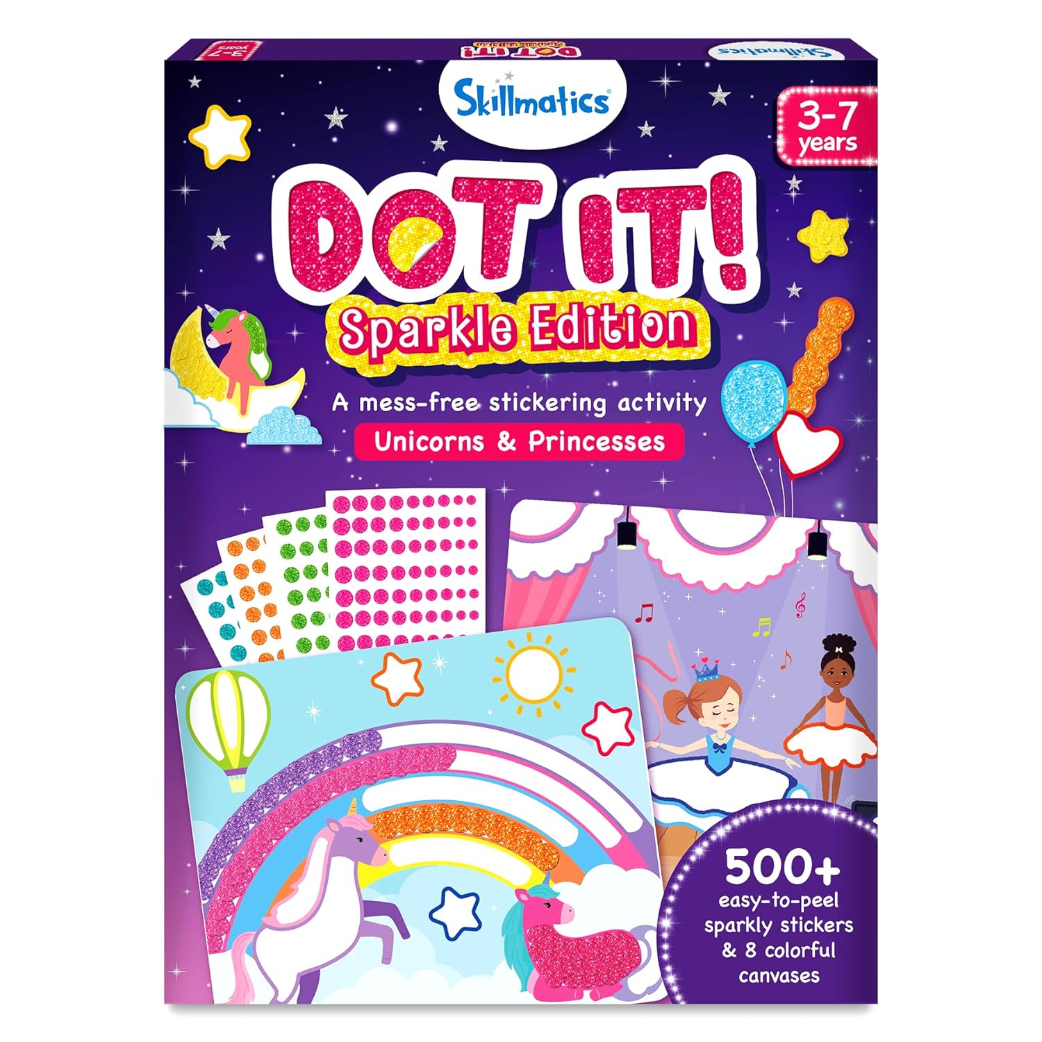 Unicorn princess sticker art kit