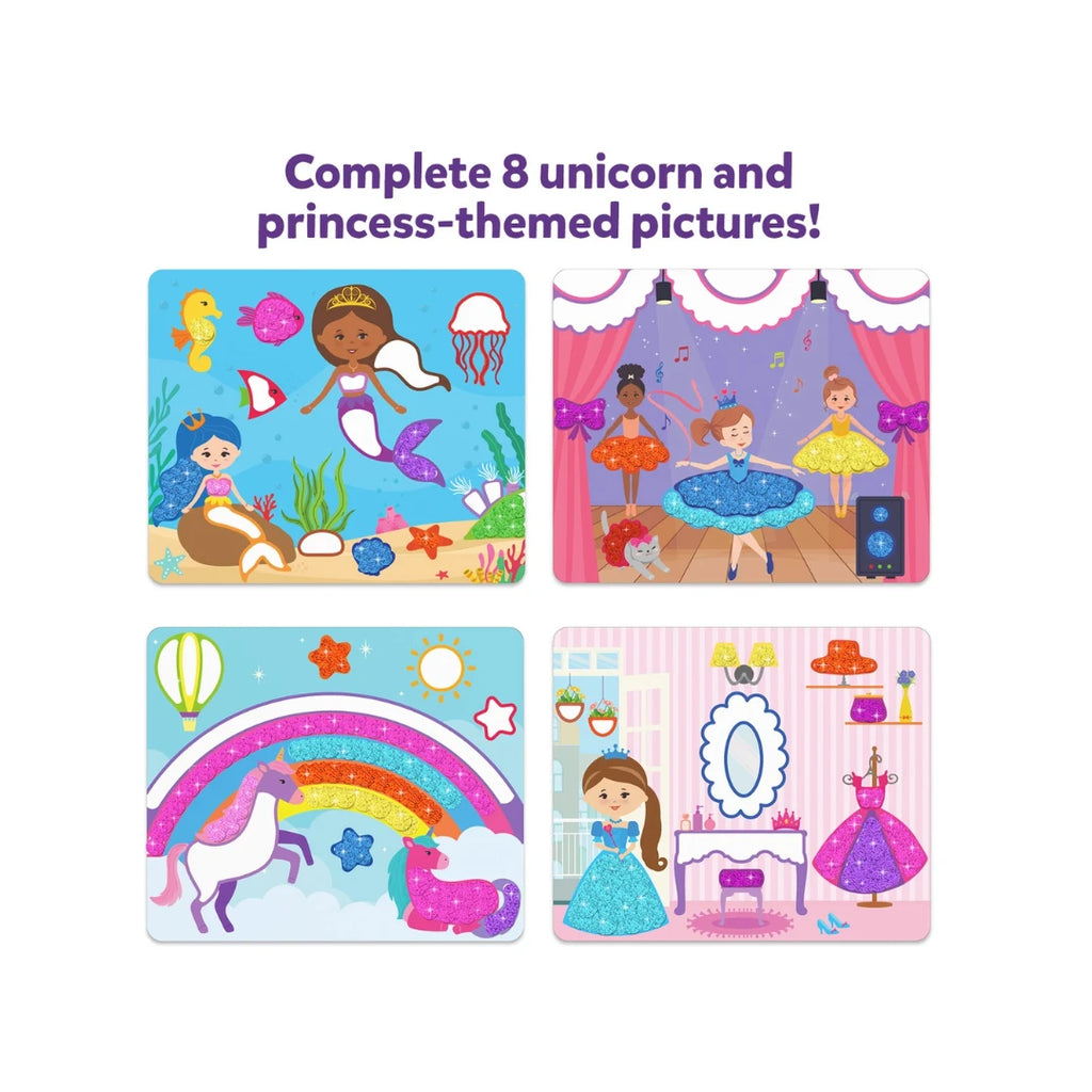 Unicorn princess sticker art kit