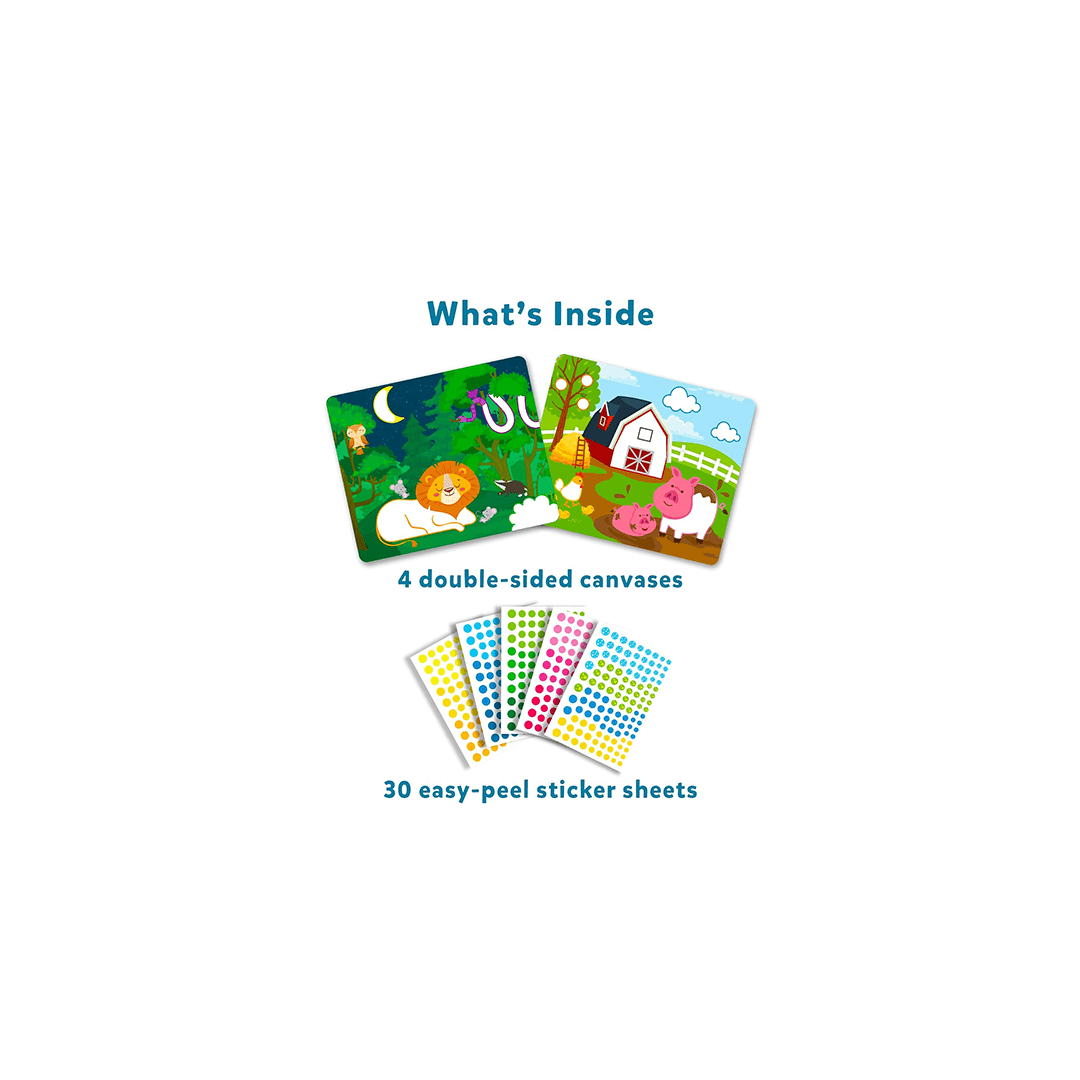 Skillmatics Toys Skillmatics Dot it! - Wild, Farm & Underwater Animals | No mess sticker art (ages 3-7)