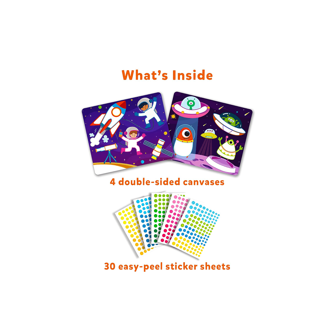 Skillmatics Art And Craft Kit Skillmatics Dot it! - Outer Space | No mess sticker art (ages 3-7)