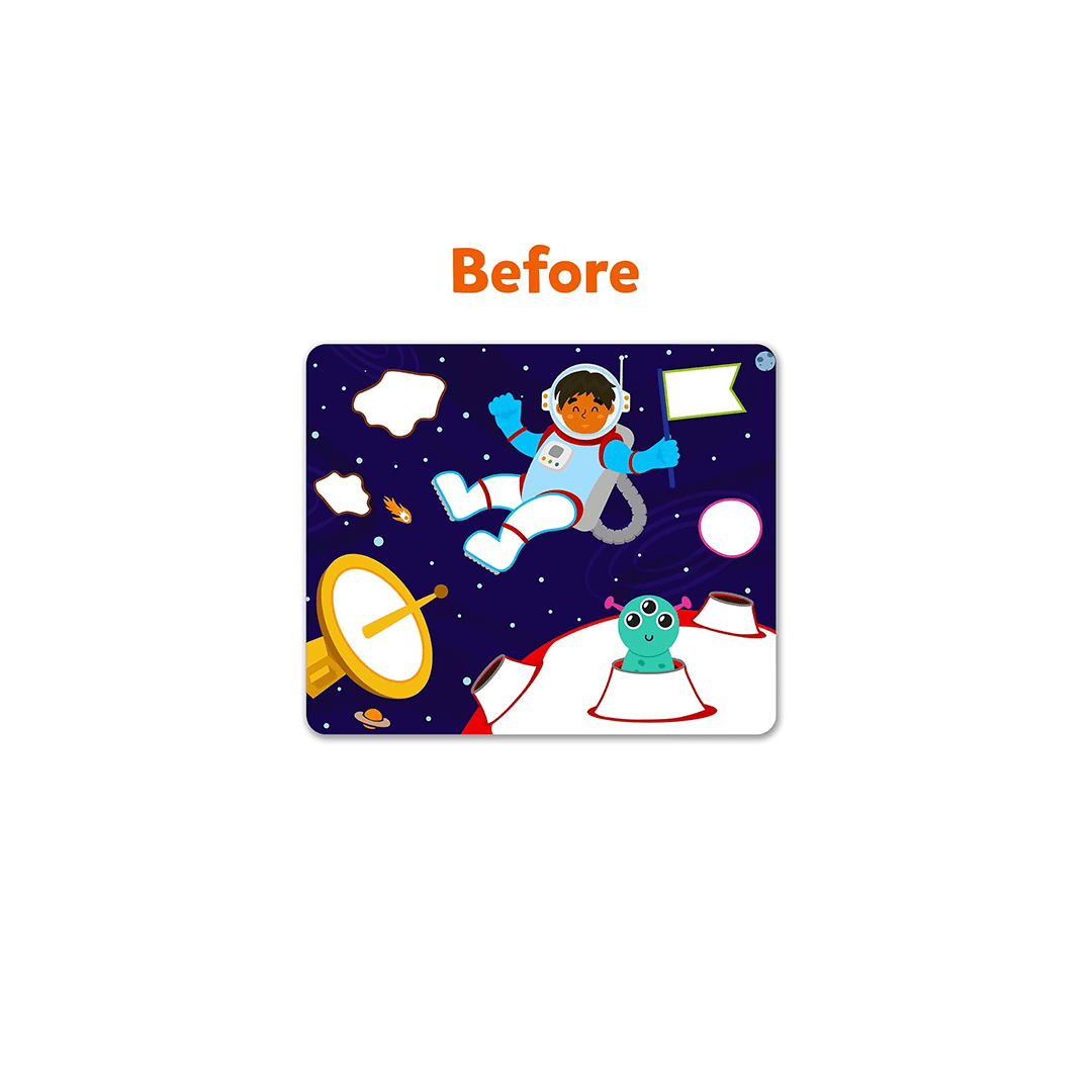 Skillmatics Art And Craft Kit Skillmatics Dot it! - Outer Space | No mess sticker art (ages 3-7)