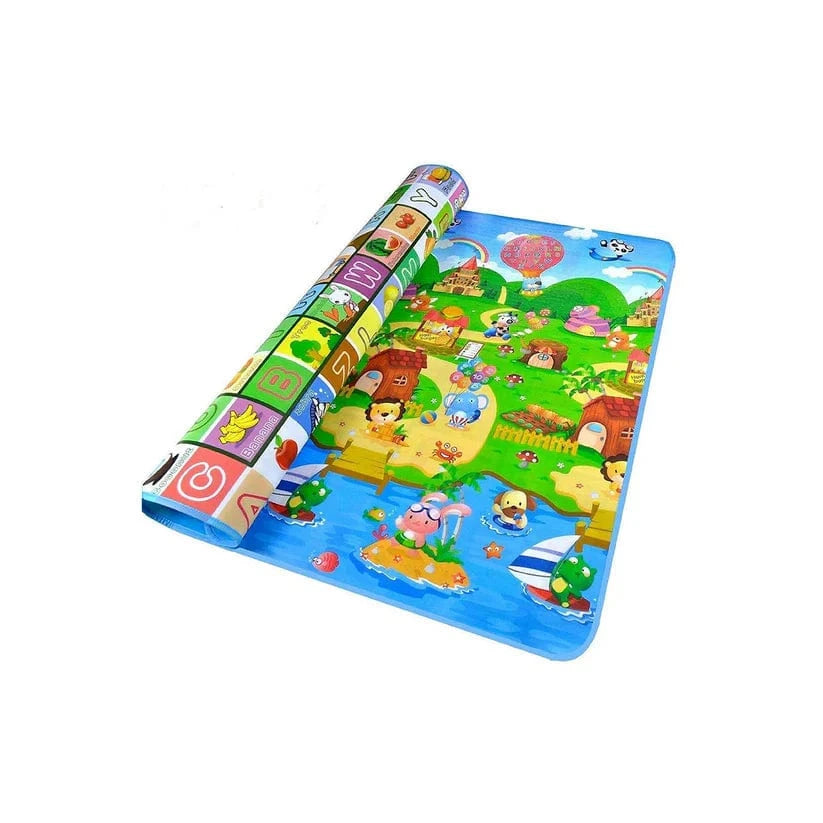 The Magic Lamps Toys Baby Discover and Play Set (Fruit Card, 3 pcs Rattle, Double Side playmat, Remote Teether, My first Cloth Book) For Babies