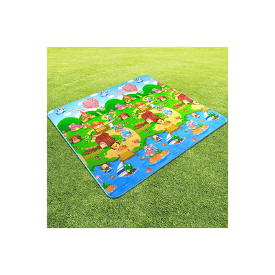 Baan Toys Play Mat Baan Toys Double Side Playmat for Babies Crawling Mat for Kids Picnic Baby Mat/Playmat for Kids (Large Size Random Print) (0 Month+)