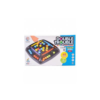 Baan Toys Toys Baan Toys Double Trouble Rainbow Ball Game, 49 Pieces For Kids (5 Years+)