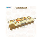Stationery Organizer Box with Built-in Sharpener & Pen Holder