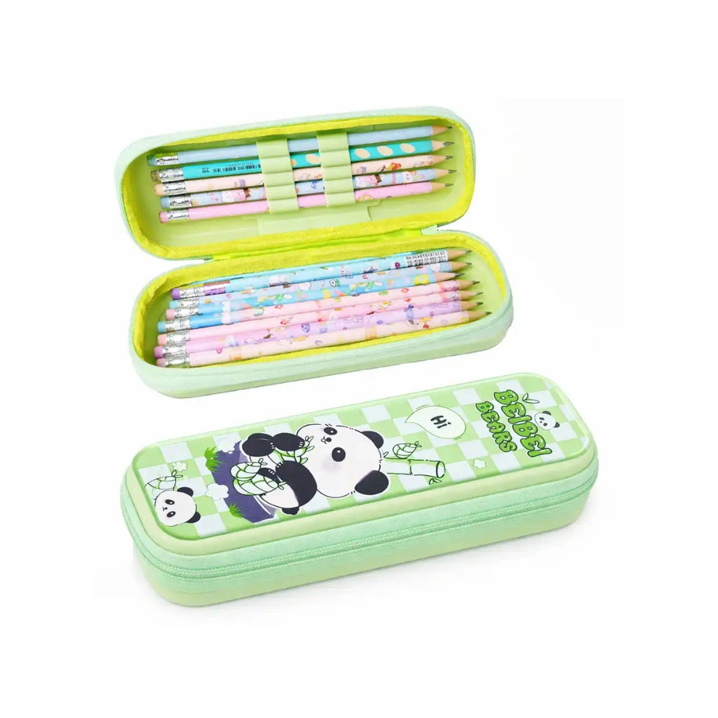 Spacious Zipper Stationery Organizer Bag for School Supplies