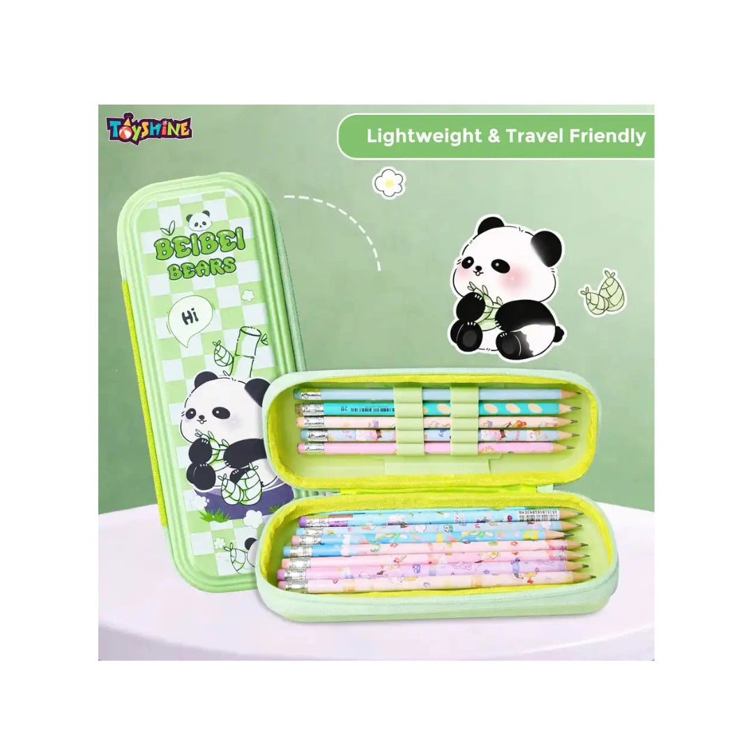 Spacious Zipper Stationery Organizer Bag for School Supplies