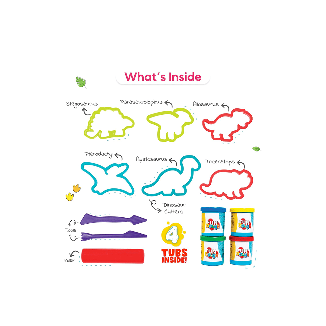 Funskool Craft Kit Funskool Fundough Doughasaurus (3 Years+)