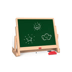 Draw N Write Desktop Magnetic Slate Slate,4in1 Double Sided Chalk Board with Alphabet & Numbers,Encourages Learning & Development,Preschool Activity Set for Kids (3 Years+)