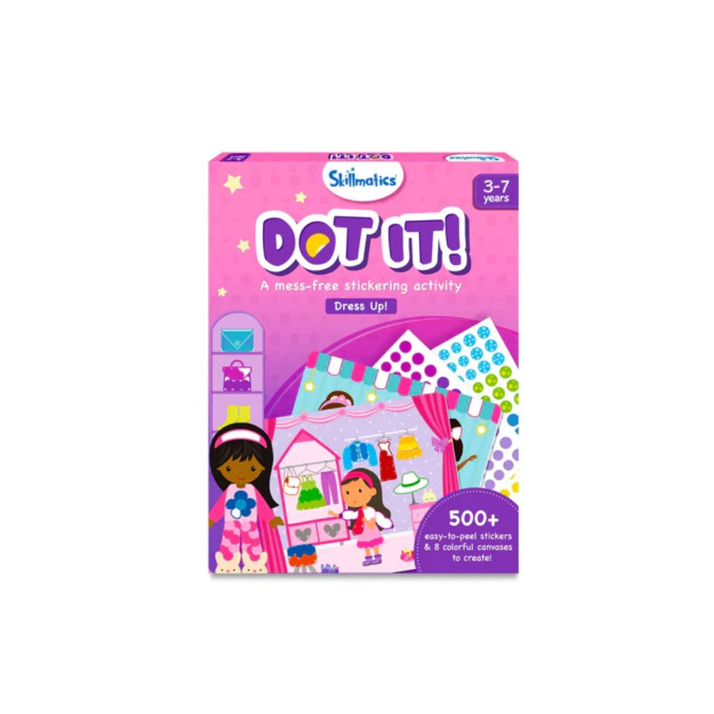 No-Mess Creative Sticker Activity Set with Fashion & Dress-Up Art Fun for Kids