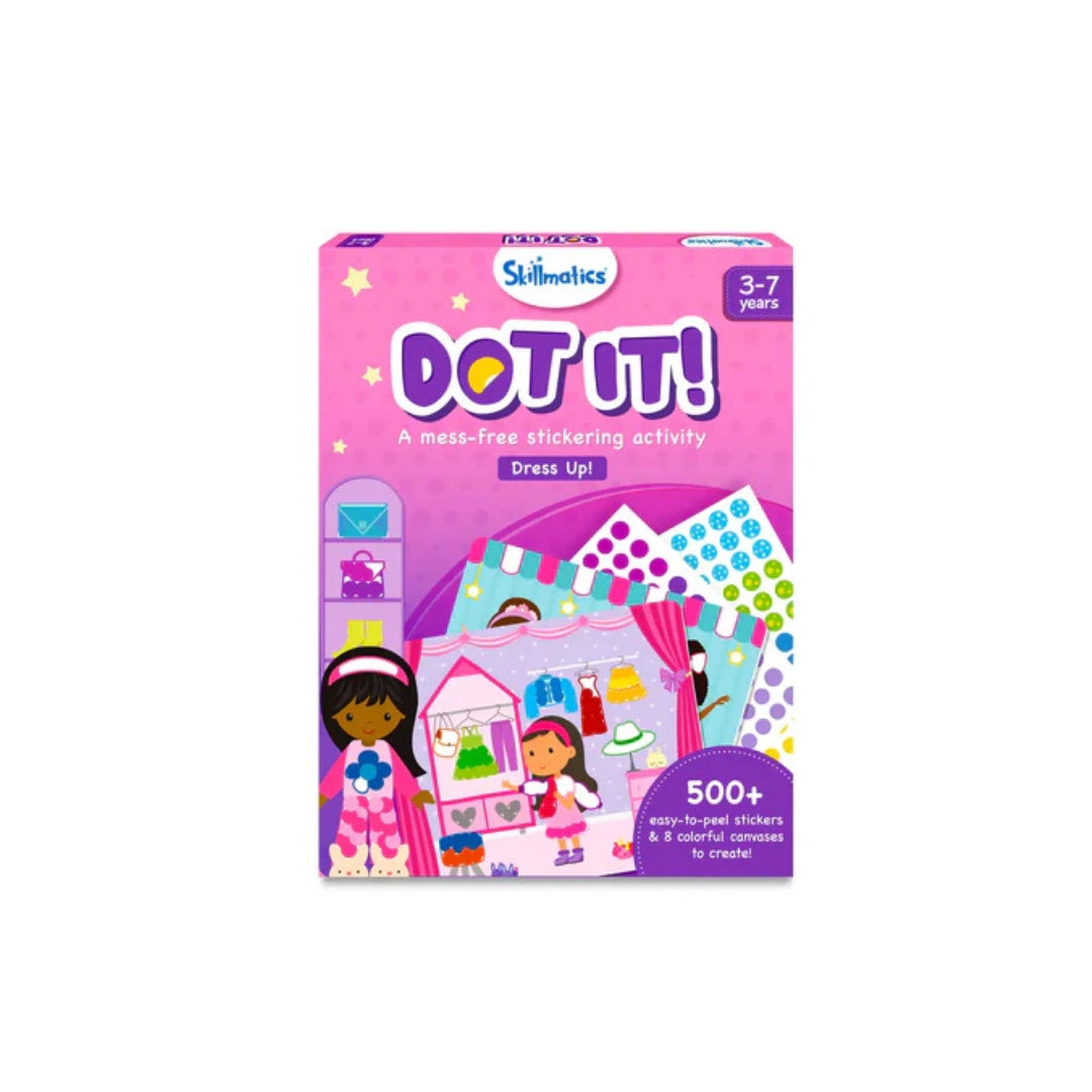 No-Mess Creative Sticker Activity Set with Fashion & Dress-Up Art Fun for Kids