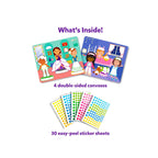 No-Mess Creative Sticker Activity Set with Fashion & Dress-Up Art Fun for Kids
