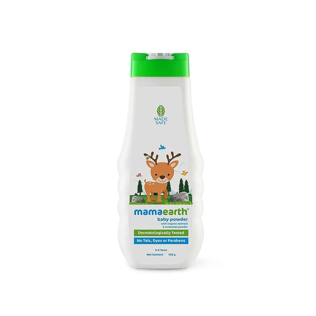 Dusting Powder with Organic Oatmeal & Arrowroot Powder for Babies - 150g