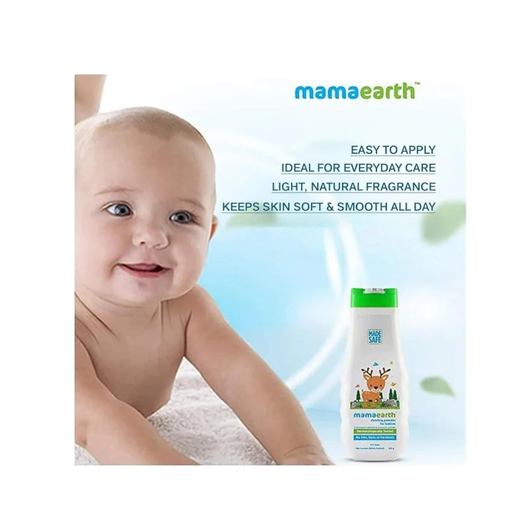 Dusting Powder with Organic Oatmeal & Arrowroot Powder for Babies - 150g