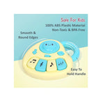 Baby piano toy with lights music