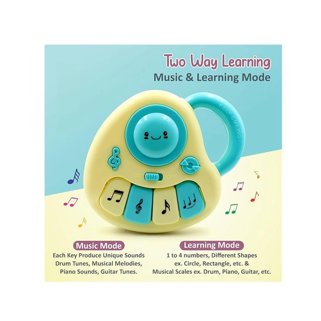 Baby piano toy with lights music