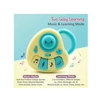 Baby piano toy with lights music