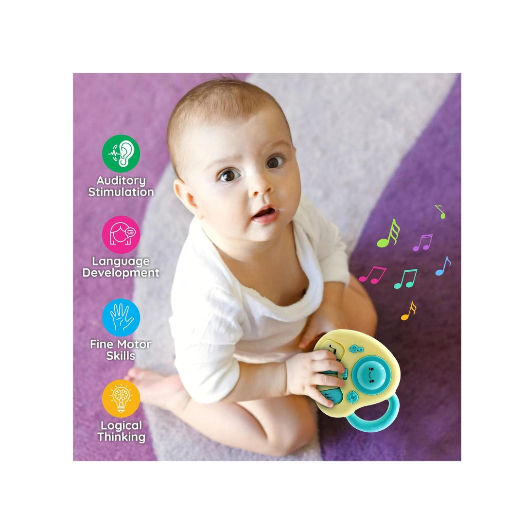 Baby piano toy with lights music