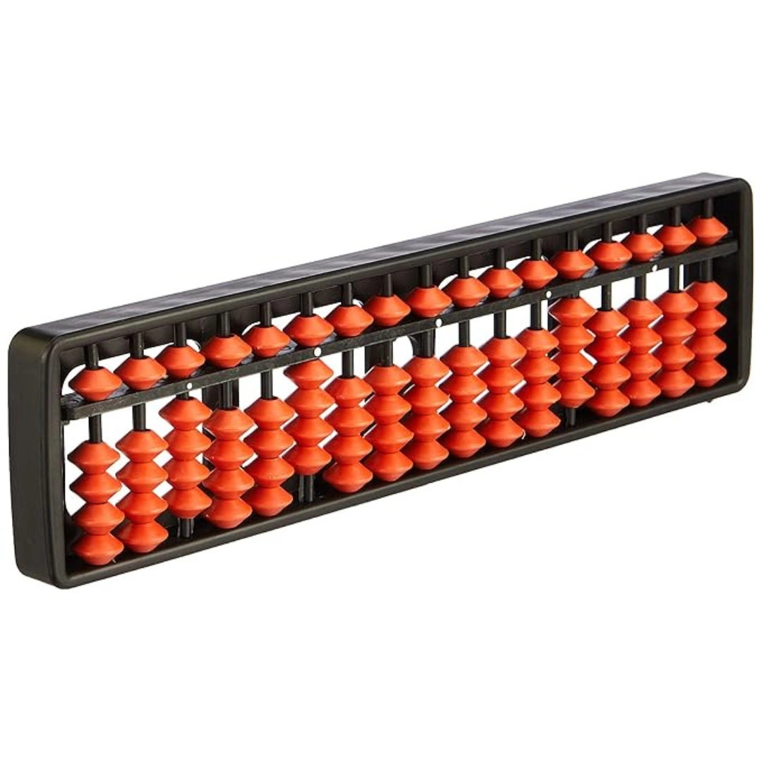 Colorful abacus toy for kids learning counting and math.
