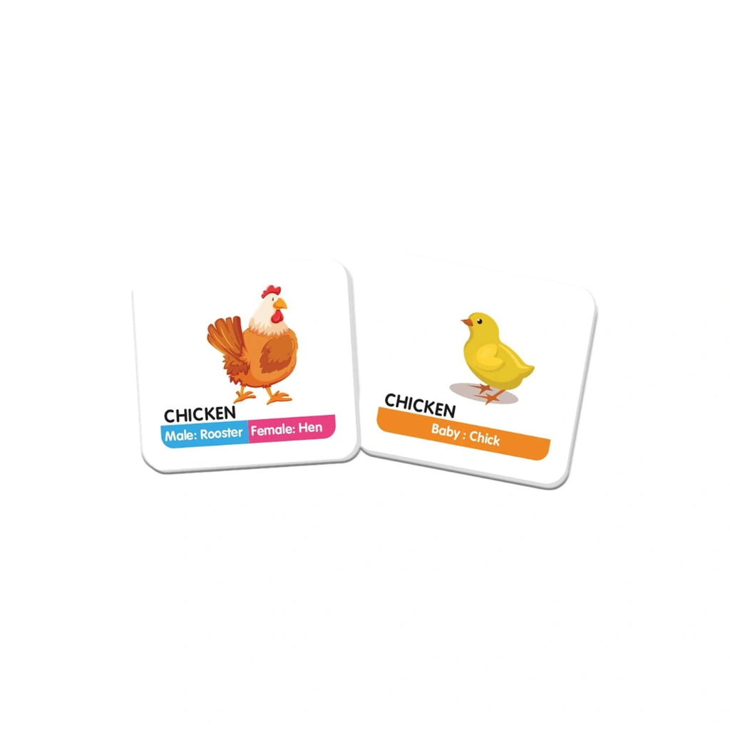 Animal-themed memory matching game for kids and families
