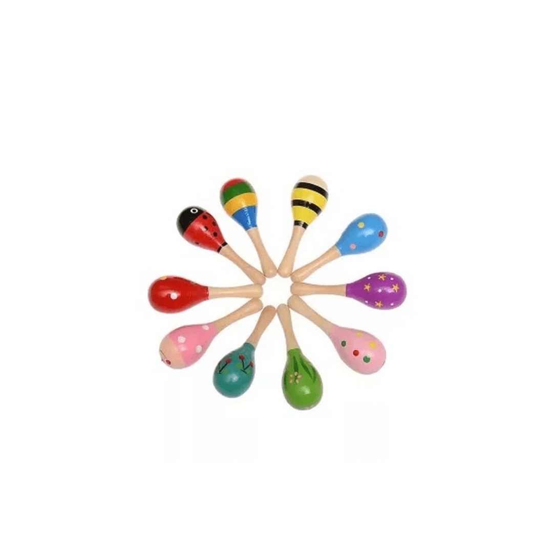 Extrokids Toys Extrokids Wooden Egg Bell Rattle (3 Months+)